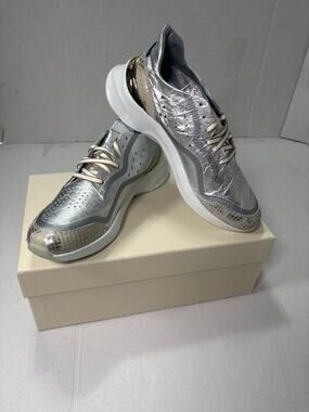 Luxury Uno Women's Acid Green Mono Courser Sneakers Size 8.5